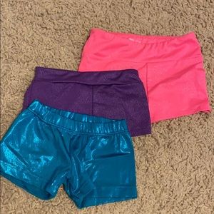 3 dance shorts bundle